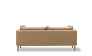 Jota Sofa on Legs, 2-pers., 185 cm by Fredericia in Mood 4104, Oak light oil, FSC Mix 70%, Arm cushions included – product photo 2 of 4