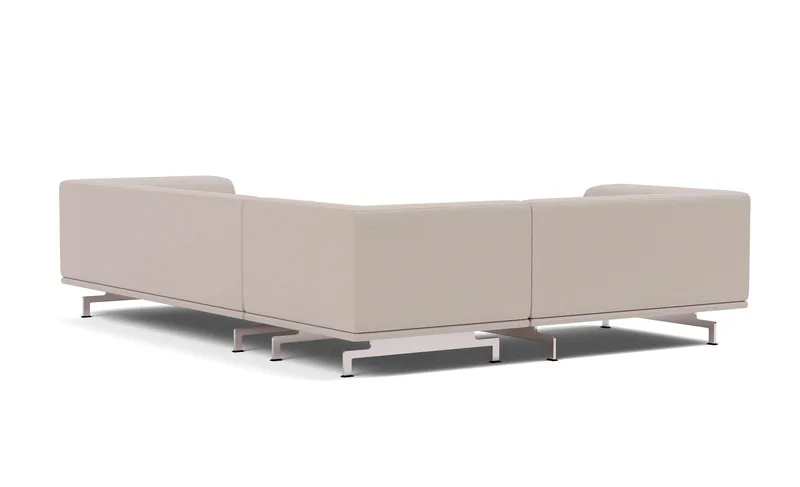 Delphi Elements - Configuration B by Fredericia in Steelcut Trio, 213, Brushed aluminium – product photo 3 of 4
