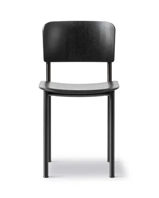 Plan Chair van Fredericia in Black ash, FSC Mix 70%, Black – productfoto 6 van 6