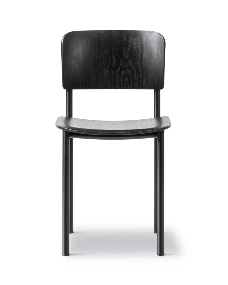 Plan Chair van Fredericia in Black ash, FSC Mix 70%, Black – productfoto 6 van 6