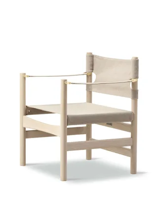Canvas 21 Chair van Fredericia in Natural canvas, Oak soap, FSC Mix 70% – productfoto 1 van 4
