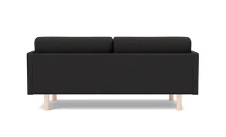 EJ220 Sofa, 2½ seater, 185 cm by Fredericia in Re-Wool 198, Oak soap treated, FSC Mix 70% – product photo 2 of 4