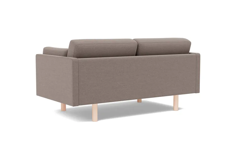 EJ220 Sofa, 2 seater, 163 cm de Fredericia en Erik 9998 Broken Grey, Oak soap treated, FSC Mix 70% – photo du produit 3 sur 4