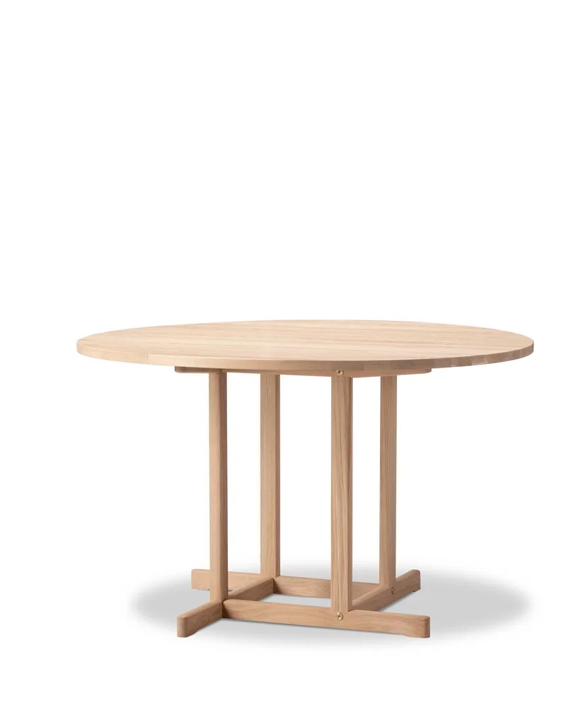 BM80 Mogensen Shaker Table, Ø120 cm van Fredericia in Oak soap, FSC Mix 70% – productfoto 1 van 2