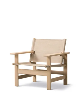 The Canvas Chair by Fredericia in Natural canvas, Oak light oil, FSC Mix 70% – product photo 2 of 6