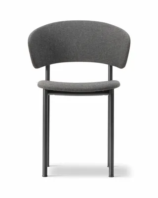 Plan Armchair van Fredericia in Re-Wool 198, Black – productfoto 4 van 4