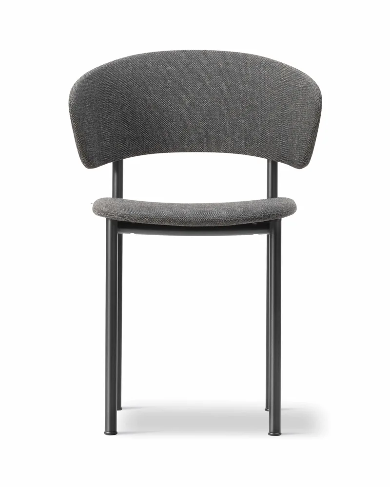 Plan Armchair van Fredericia in Re-Wool 198, Black – productfoto 4 van 4
