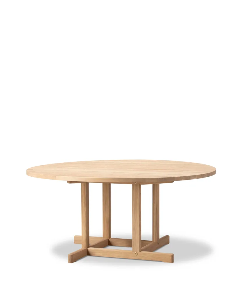 BM80 Mogensen Coffee Table, Ø120 cm de Fredericia en Oak light oil, FSC Mix 70% – photo du produit 1 sur 2