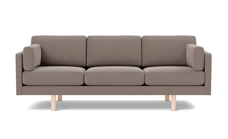 EJ220 Sofa, 3 seater, 212 cm de Fredericia en Erik 9998 Broken Grey, Oak soap treated, FSC Mix 70% – photo du produit 4 sur 4