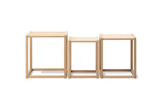 BM375 Nesting Tables von Fredericia in Oak light oil, FSC Mix 70%, Set of 3 – Produktfoto 2 von 3