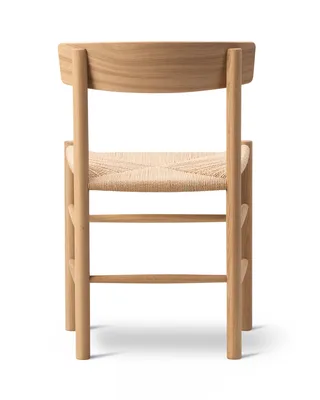 J39 Mogensen Chair van Fredericia in Natural paper cord, Oak light oil, FSC Mix 70% – productfoto 4 van 5