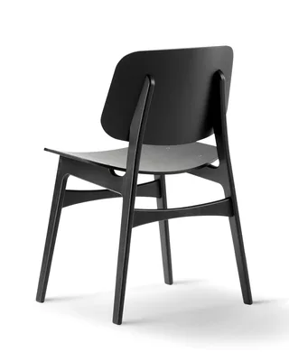 Søborg Wood Base by Fredericia in Oak black lacquer, FSC Mix 70% – product photo 2 of 3