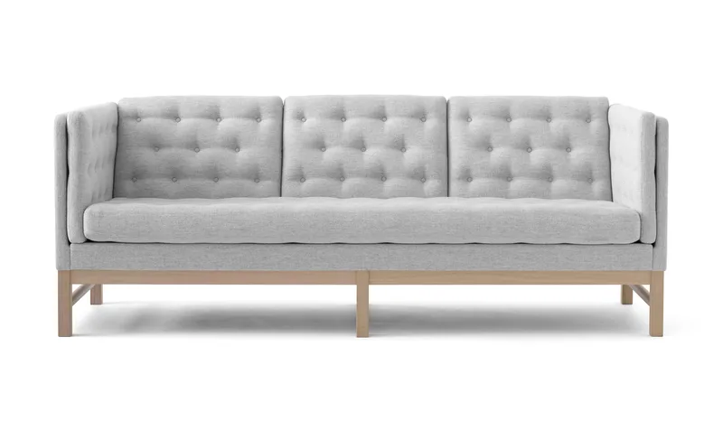 EJ315 Sofa, 3 seater, 210 cm von Fredericia in Hallingdal 116, Oak soap treated – Produktfoto