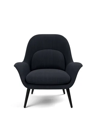 Swoon Lounge by Fredericia in Sunniva 192, Oak black lacquer FSC Mix 70% – product photo 4 of 4