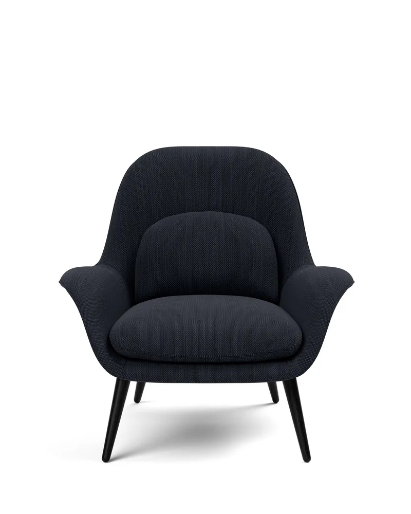 Swoon Lounge by Fredericia in Sunniva 192, Oak black lacquer FSC Mix 70% – product photo 4 of 4