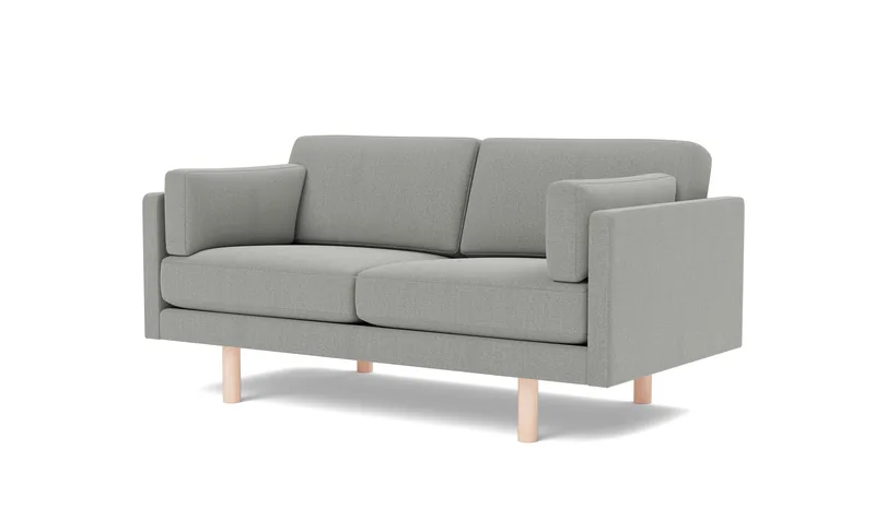 EJ220 Sofa, 2 seater, 163 cm de Fredericia en Re-Wool 128, Oak soap treated, FSC Mix 70% – photo du produit 1 sur 4