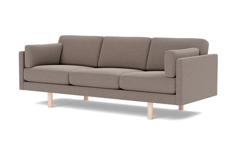 EJ220 Sofa, 3 seater, 212 cm de Fredericia en Erik 9998 Broken Grey, Oak soap treated, FSC Mix 70% – photo du produit 1 sur 4