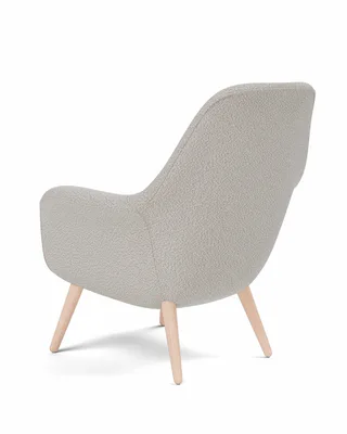 Swoon Lounge Petit Wood base by Fredericia in Elle 230, Oak lacquer, FSC Mix 70% – product photo 3 of 4