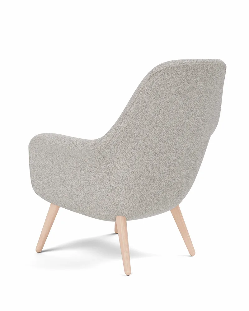 Swoon Lounge Petit Wood base by Fredericia in Elle 230, Oak lacquer, FSC Mix 70% – product photo 3 of 4