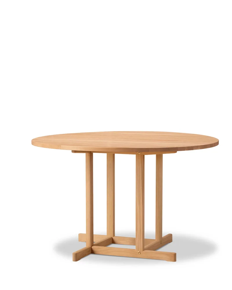 BM80 Mogensen Shaker Table, Ø120 cm van Fredericia in Oak oil, FSC Mix 70% – productfoto 1 van 2
