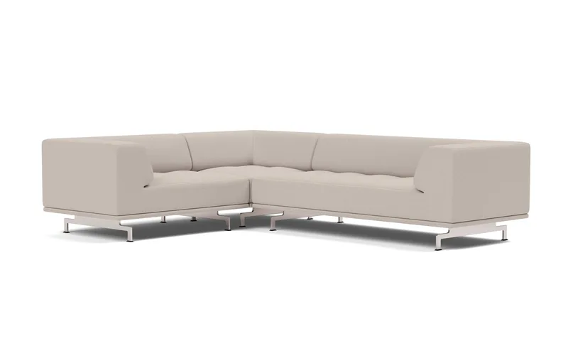 Delphi Elements - Configuration B by Fredericia in Steelcut Trio, 213, Brushed aluminium – product photo 1 of 4