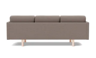 EJ220 Sofa, 3 seater, 212 cm de Fredericia en Erik 9998 Broken Grey, Oak soap treated, FSC Mix 70% – photo du produit 2 sur 4