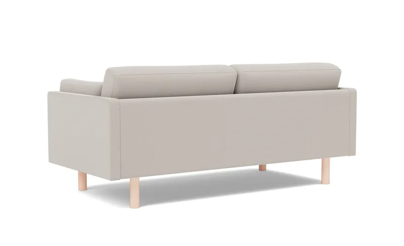 EJ220 Sofa, 2½ seater, 185 cm by Fredericia in Erik 3790 Linen, Oak soap treated, FSC Mix 70% – product photo 2 of 4