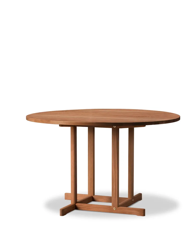 BM80 Mogensen Shaker Table, Ø120 cm van Fredericia in Smoked oak, olied, FSC Mix 70% – productfoto 1 van 2