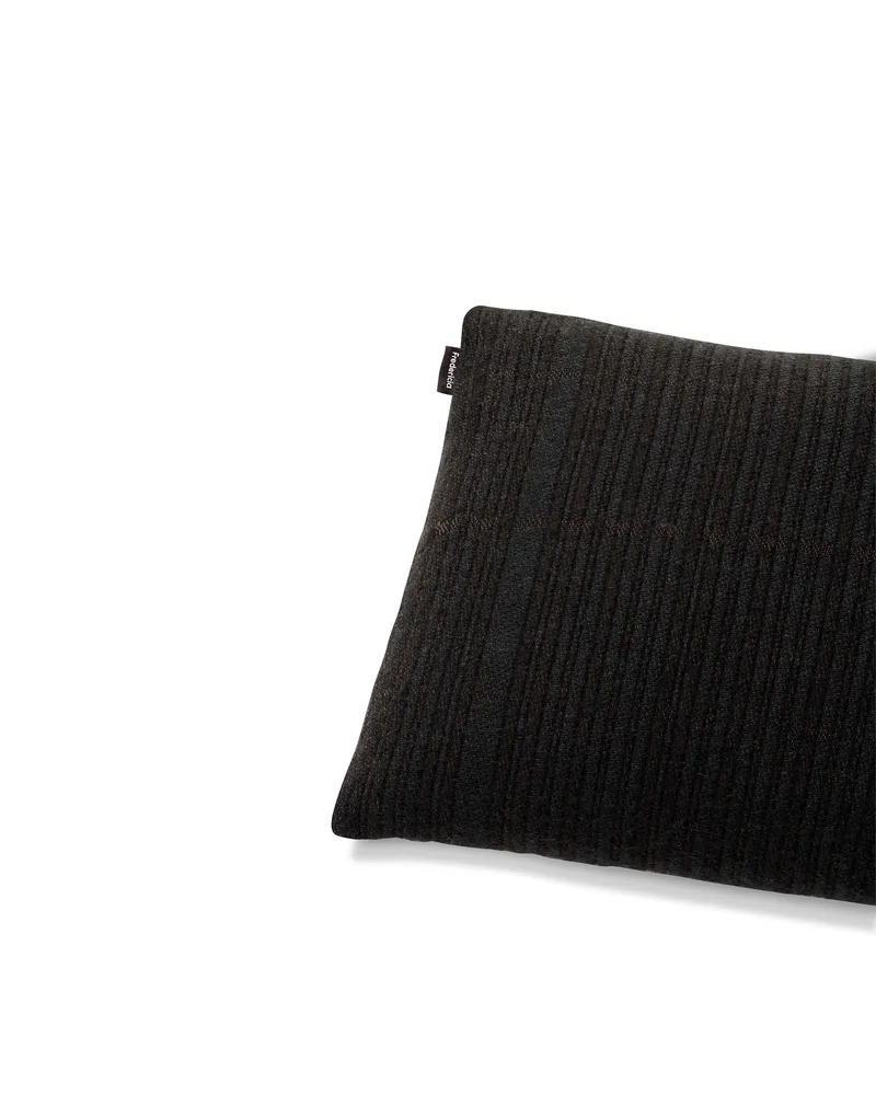 Grid Decorative Cushion by Fredericia in Black tone in tone – product photo 1 of 2