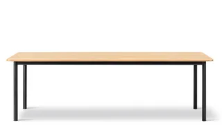 Plan Table 240 x 100 cm by Fredericia in Oak veneer lacquered, FSC Mix 70%, Black, 240 × 100 cm, height 73 cm – product photo 2 of 2