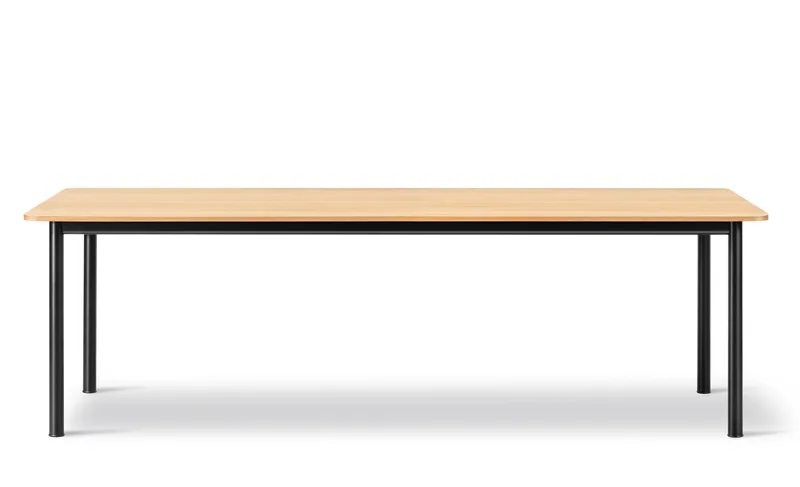 Plan Table 240 x 100 cm by Fredericia in Oak veneer lacquered, FSC Mix 70%, Black, 240 × 100 cm, height 73 cm – product photo 2 of 2