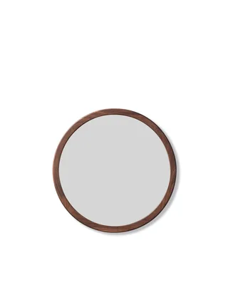 Silhouette Mirror Ø55 van Fredericia in Walnut oil – productfoto 2 van 2