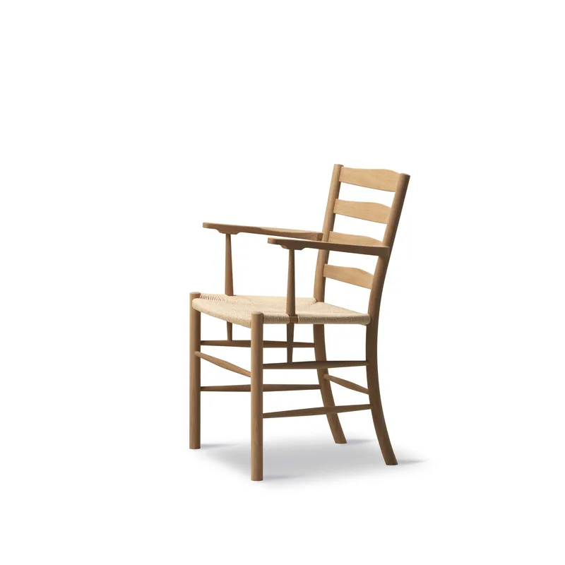 Klint Armchair by Fredericia in Natural paper cord, Oak oil, FSC Mix 70% – product photo 1 of 4