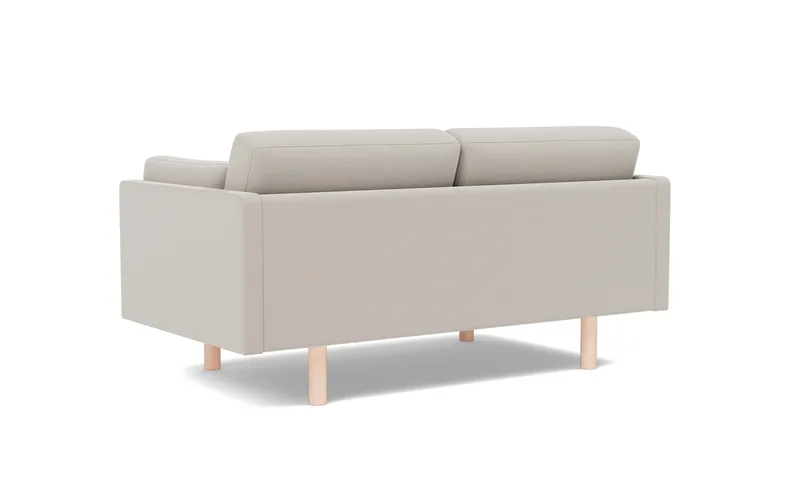 EJ220 Sofa, 2 seater, 163 cm de Fredericia en Erik 3790 Linen, Oak soap treated, FSC Mix 70% – photo du produit 3 sur 4