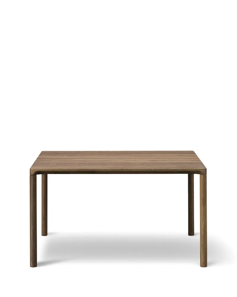 Piloti Wood, 75x75 cm by Fredericia in Smoked oak, olied, FSC Mix 70%, 41 cm – product photo