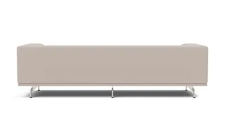 Delphi Sofa, 3 seater, 240cm by Fredericia in Steelcut Trio, 213, Brushed aluminium – product photo 2 of 4