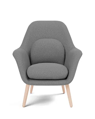Swoon Lounge Petit Wood base by Fredericia in Sunniva 242, Oak lacquer, FSC Mix 70% – product photo 4 of 4