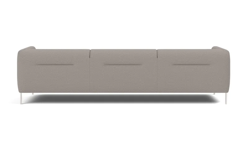 Konami Sofa, 3 seater, 277 cm van Fredericia in Sisu 0125, Stainless steel, brushed – productfoto 3 van 4