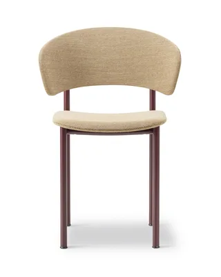 Plan Armchair de Fredericia en Steelcut Quartet 554, Bordeaux – photo du produit 4 sur 4