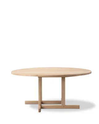 BM80 Mogensen Coffee Table, Ø120 cm de Fredericia en Oak soap, FSC Mix 70% – photo du produit 2 sur 2