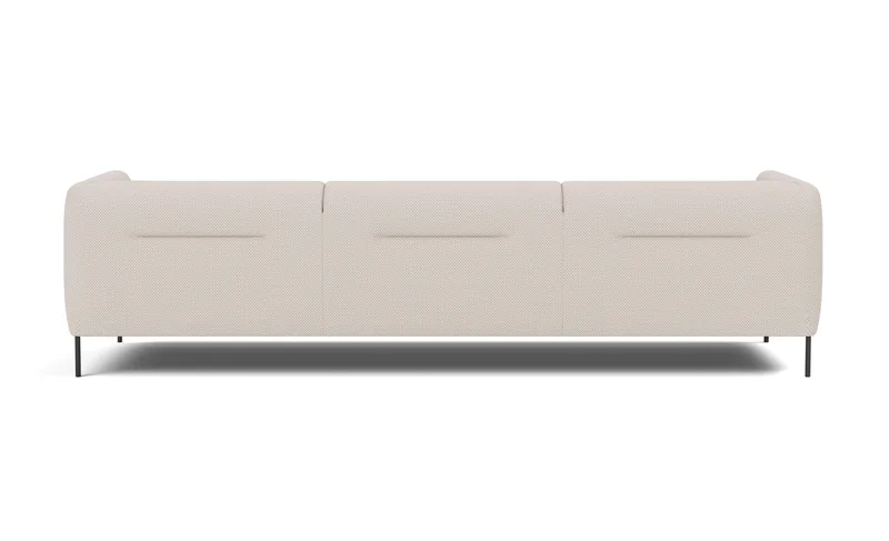 Konami Sofa, 3 seater, 277 cm by Fredericia in Sisu 0105, Black – product photo 2 of 4