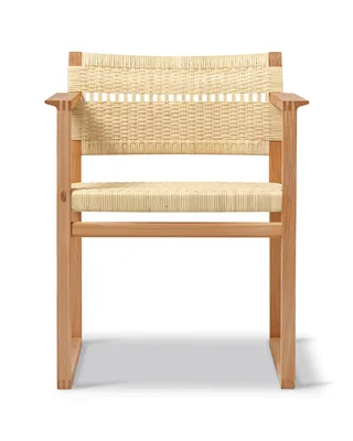 BM62 Armchair Cane Wicker by Fredericia in Oak oil, Cane wicker, natural – product photo 2 of 2