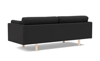 EJ220 Sofa, 3 seater, 212 cm by Fredericia in Re-Wool 198, Oak soap treated, FSC Mix 70% – product photo 2 of 4
