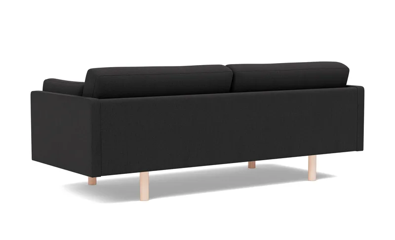 EJ220 Sofa, 3 seater, 212 cm by Fredericia in Re-Wool 198, Oak soap treated, FSC Mix 70% – product photo 2 of 4