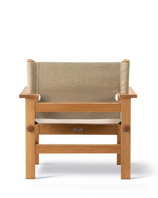 The Canvas Chair van Fredericia in Natural canvas, Oak oil, FSC Mix 70% – productfoto 2 van 4