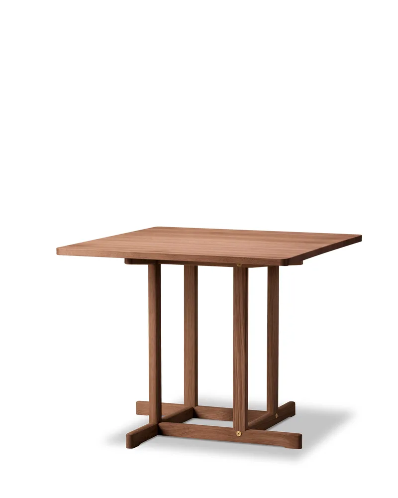 BM80 Mogensen Shaker Table, 90x90 cm van Fredericia in Smoked oak, olied, FSC Mix 70% – productfoto 1 van 2