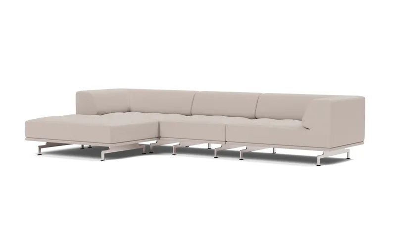 Delphi Elements - Configuration A van Fredericia in Steelcut Trio, 213, Brushed aluminium – productfoto 1 van 4