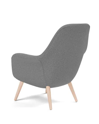 Swoon Lounge Petit Wood base by Fredericia in Sunniva 242, Oak lacquer, FSC Mix 70% – product photo 3 of 4