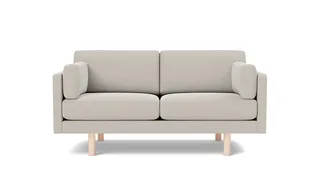 EJ220 Sofa, 2 seater, 163 cm de Fredericia en Erik 3790 Linen, Oak soap treated, FSC Mix 70% – photo du produit 4 sur 4