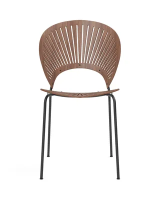Trinidad de Fredericia en Walnut lacquer, FSC Mix 70%, Black, smooth – photo du produit 6 sur 6